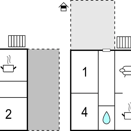 別荘 Okrug Gornji 51 *